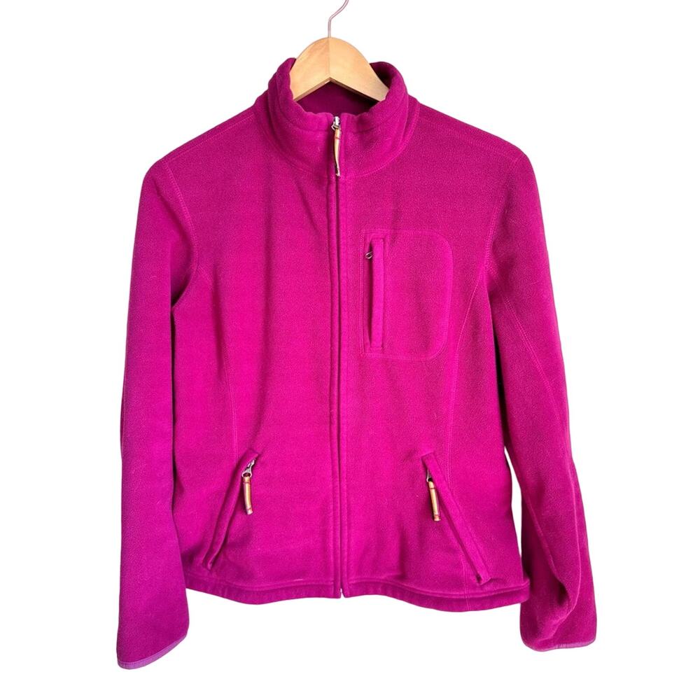 Eddie Bauer Women’s Full Zip Fleece Sweatshirt Size M